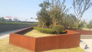 嵊州耐候钢挡土墙